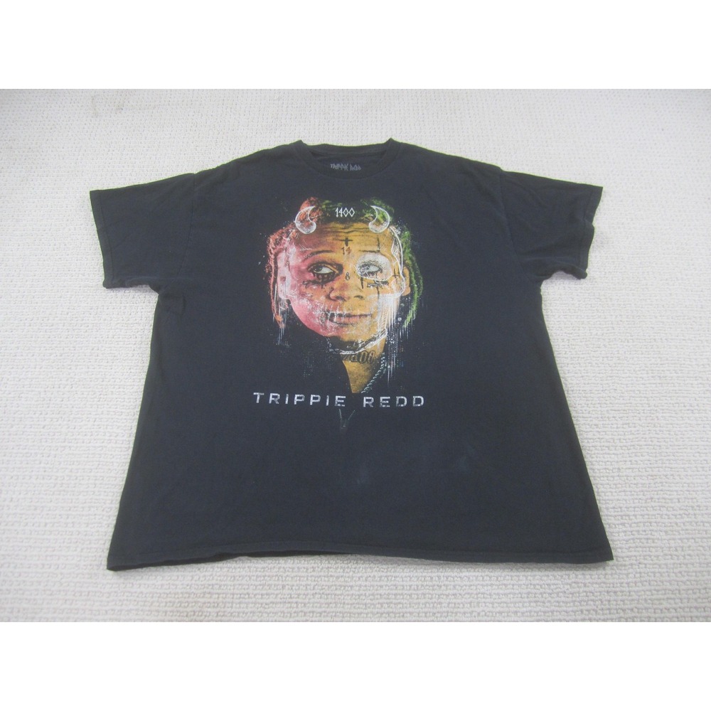 Trippie Redd Shirt Mens Extra Large Black 1400 Graphic Rap‎ Hip Hop Tee Music
